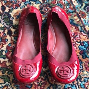 Tory Burch patent ballet flats